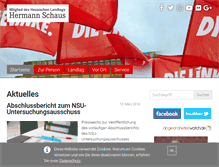 Tablet Screenshot of hermann-schaus.de